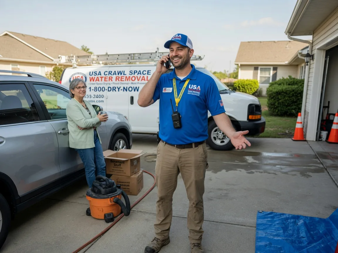 Crawl Space Water Removal Wake, VA FAQs